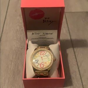 Betsey Johnson watch leather band